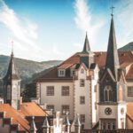 Schloss Geisa - Blick auf das Schloss Geisa und der Kirche von Geisa