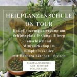 Schloss Geisa empfiehlt die Heilpflanzenschule on Tour mit Barbara Kircher-Storch am Samstag, den 08.06.2024 von 15:30 - 17:30 Uhr. Treffpunkt ist Schloss Geisa.